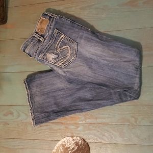 Silver Tuesday Bootcut Jeans. Size 33x33